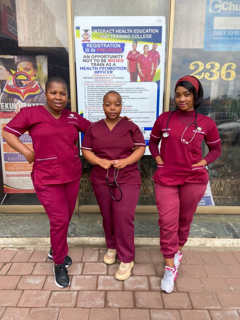Home Promotion Officers at the Interact Health & Education Premises