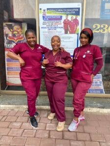 HPO students at Interact Health Education and Training
